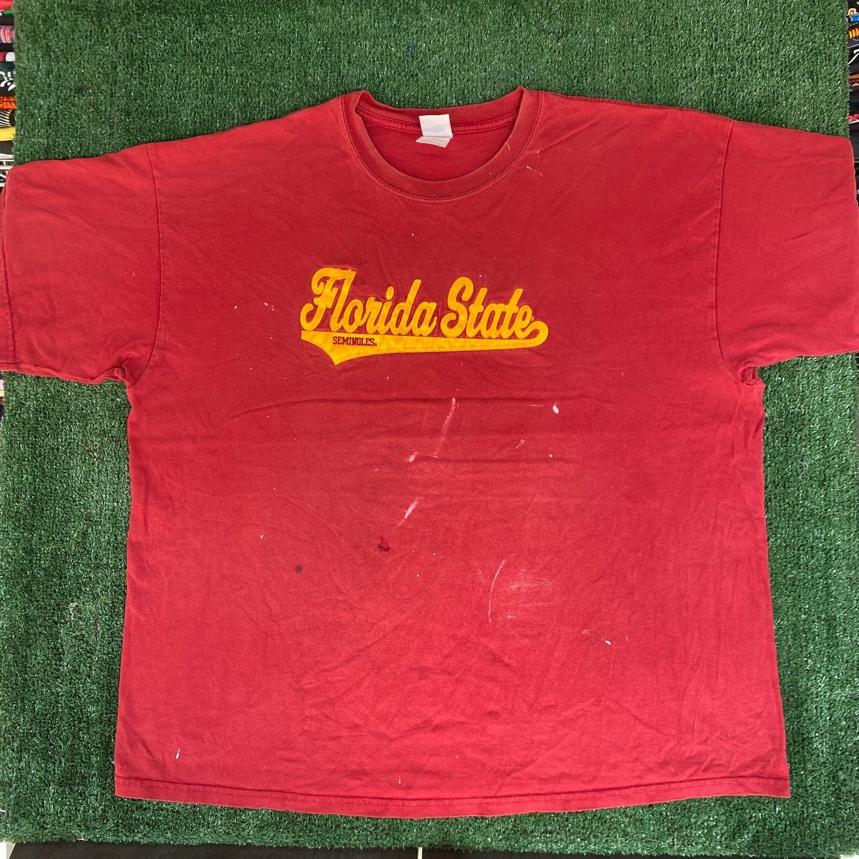 Gildan Vintage Y2K Florida State University Shirt FSU College Tee Size US XXL / EU 58 / 5 - 1 Thumbnail