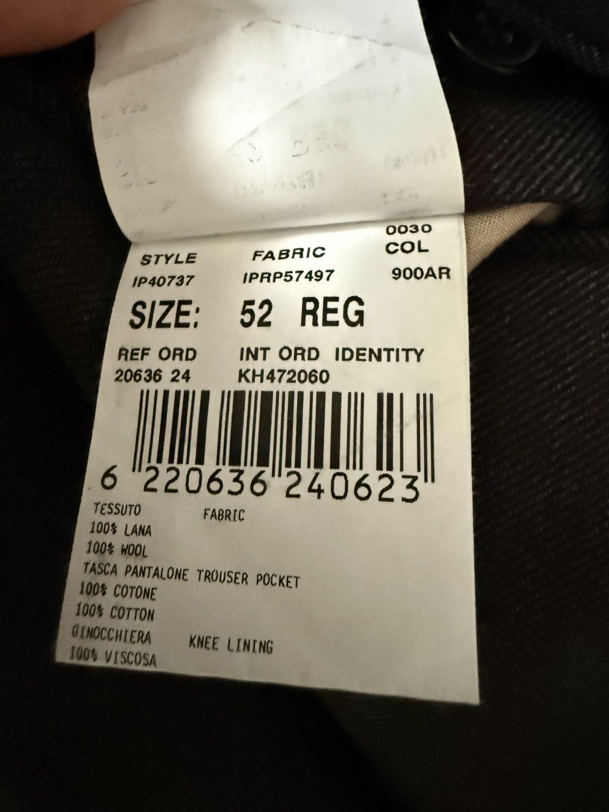 Lardini Lardini trousers, dark grey, size 52 Size 52R - 8 Thumbnail