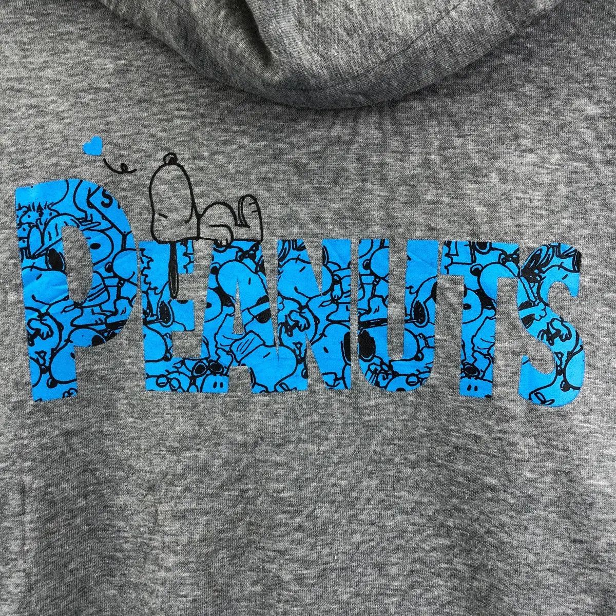 Peanuts Vtg 90’ PEANUTS SNOOPY CARTOON Gray Hoodie Sweater Size M / US 6-8 / IT 42-44 - 4 Thumbnail