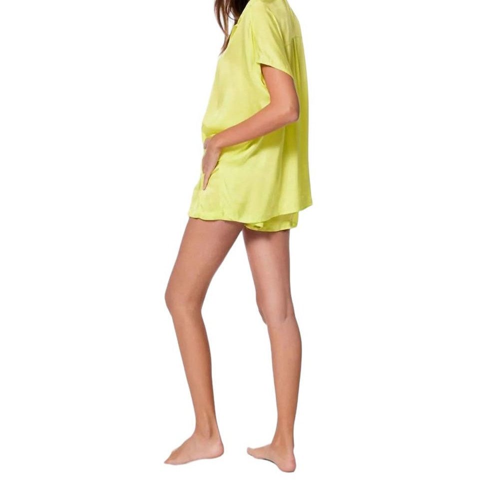 Young Fabulous & Broke Young Fabulous & Broke Small Silky Green Button Up Blouse Size S / US 4 / IT 40 - 2 Thumbnail