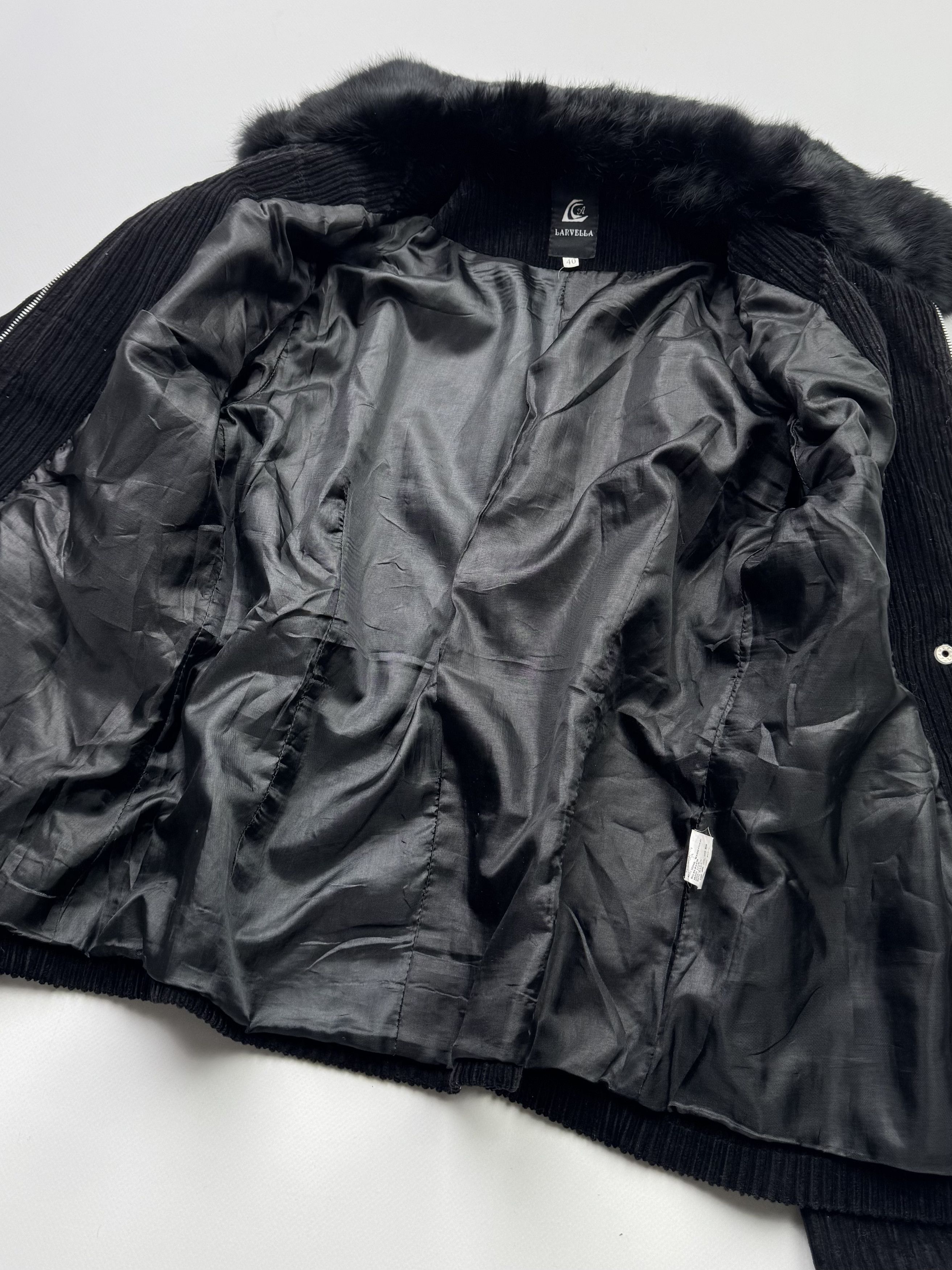 Japanese Brand Vintage Cropped Jacket With Real Fur Details B729(V199)E2 Size S / US 4 / IT 40 - 5 Thumbnail