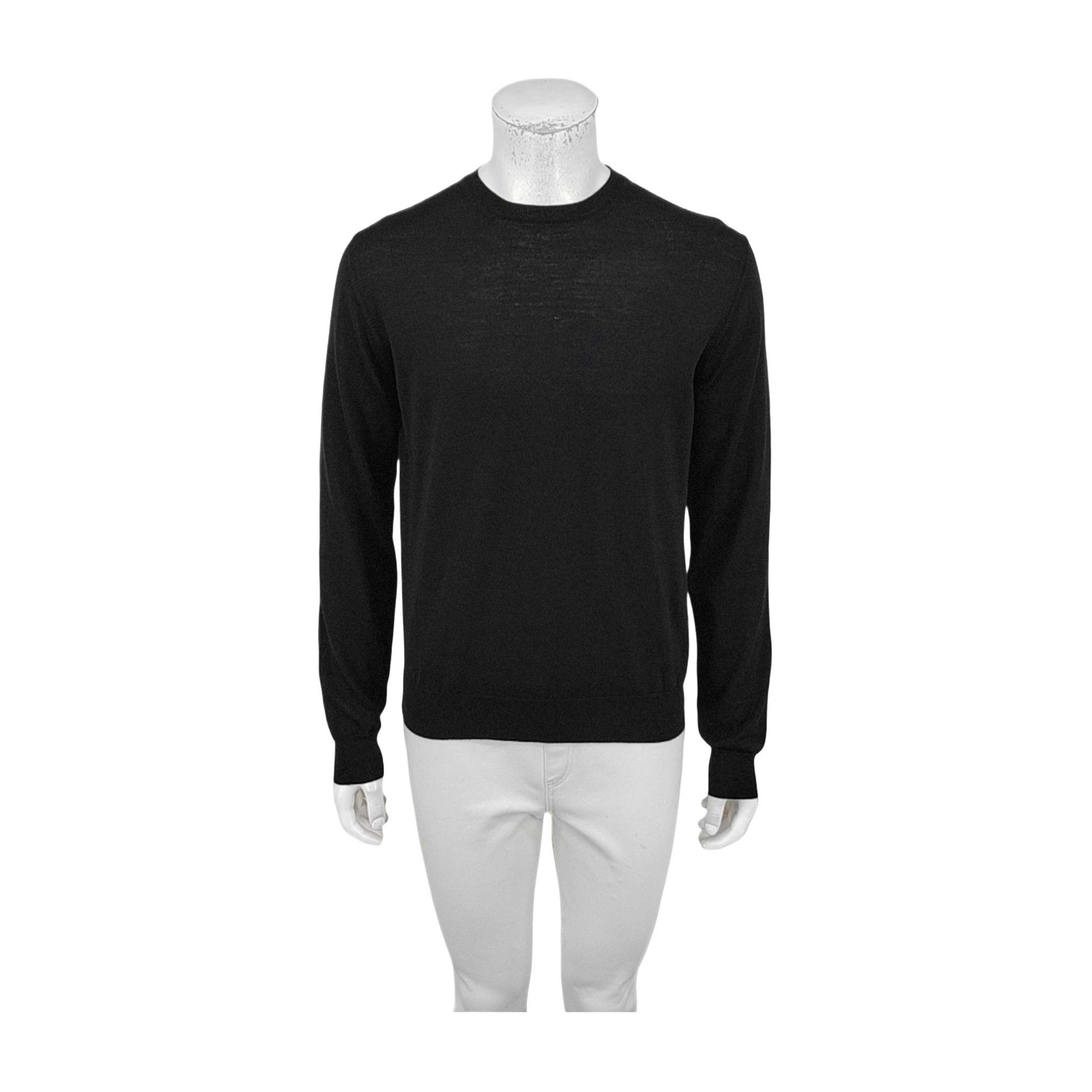 Prada Prada Wool Crewneck Sweater Black 46 Size US S / EU 44-46 / 1 - 1 Thumbnail