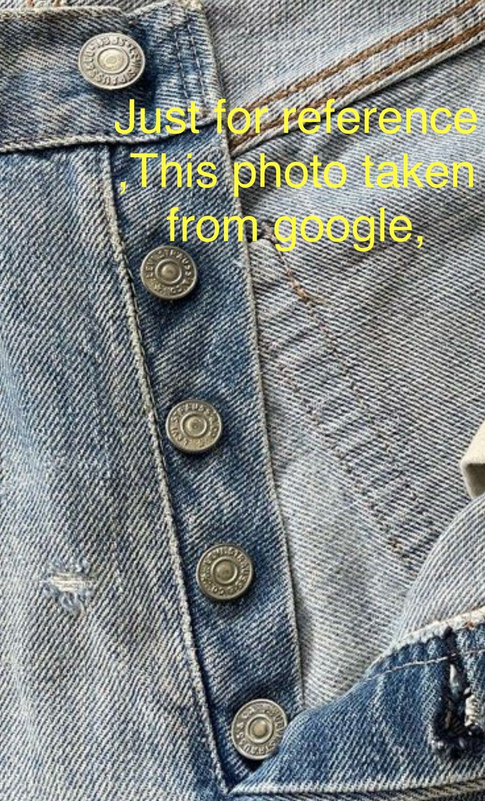 Levi's Vintage Clothing Vintage 80s Levi’s 501 Selvedge Distressed Denim Jeans 32x31 Size US 32 / EU 48 - 18 Thumbnail