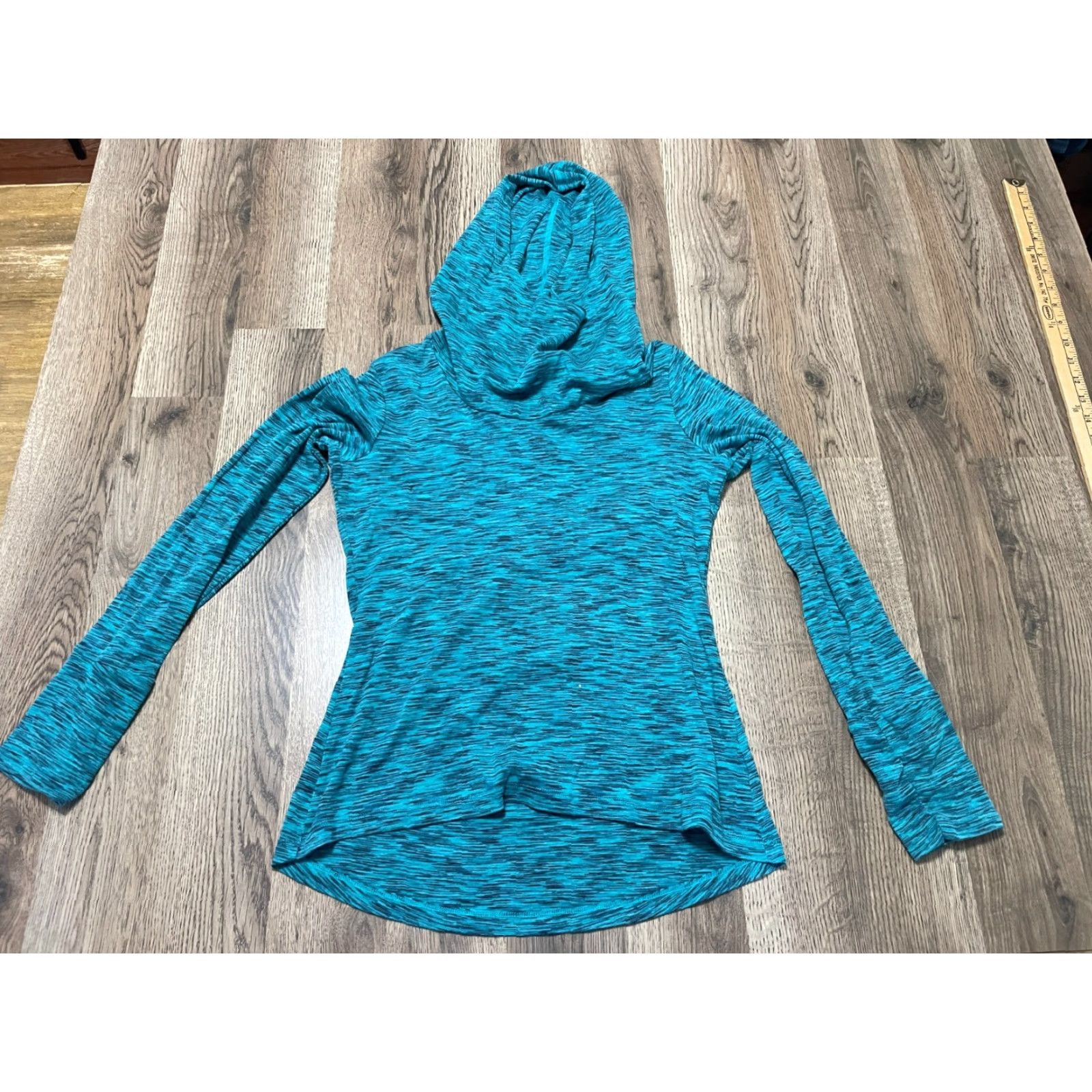 Vintage Columbia Hoodie Women's Size Medium Green Black Pullover Size M / US 6-8 / IT 42-44 - 2 Thumbnail