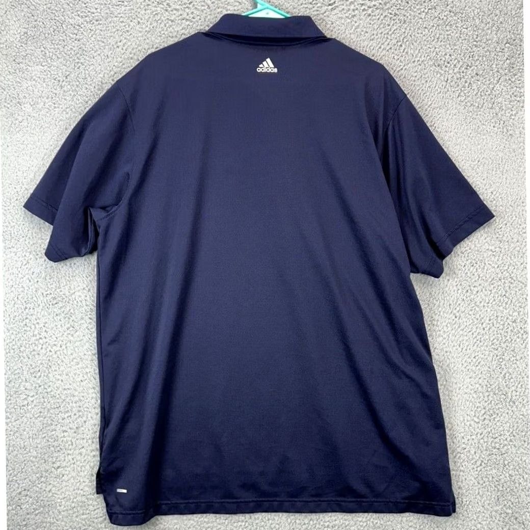Adidas Adidas Shirt Mens Extra Large Navy Blue Climalite Polo Golf Rugby Short Sleeve Solid Nike? Size US XL / EU 56 / 4 - 2 Thumbnail