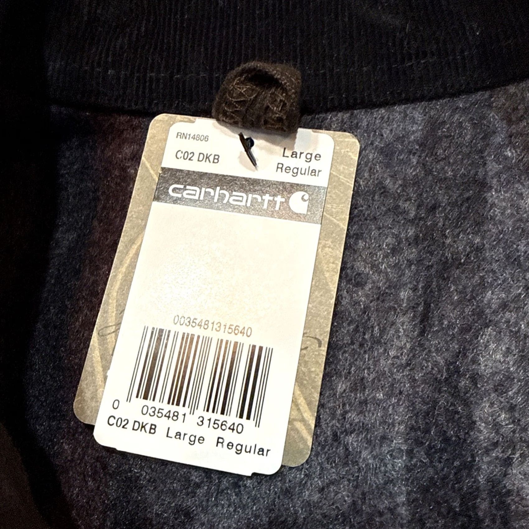 Carhartt VINTAGE Carhartt Jacket Mens L C02 DKB Chore Barn Coat Blanket Lined NWT Size US L / EU 52-54 / 3 - 3 Thumbnail