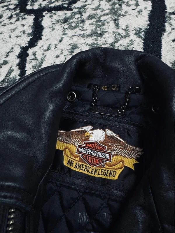 Harley Davidson Harley Davidson leather biker jacket black 40 Size L / US 10 / IT 46 - 7 Thumbnail