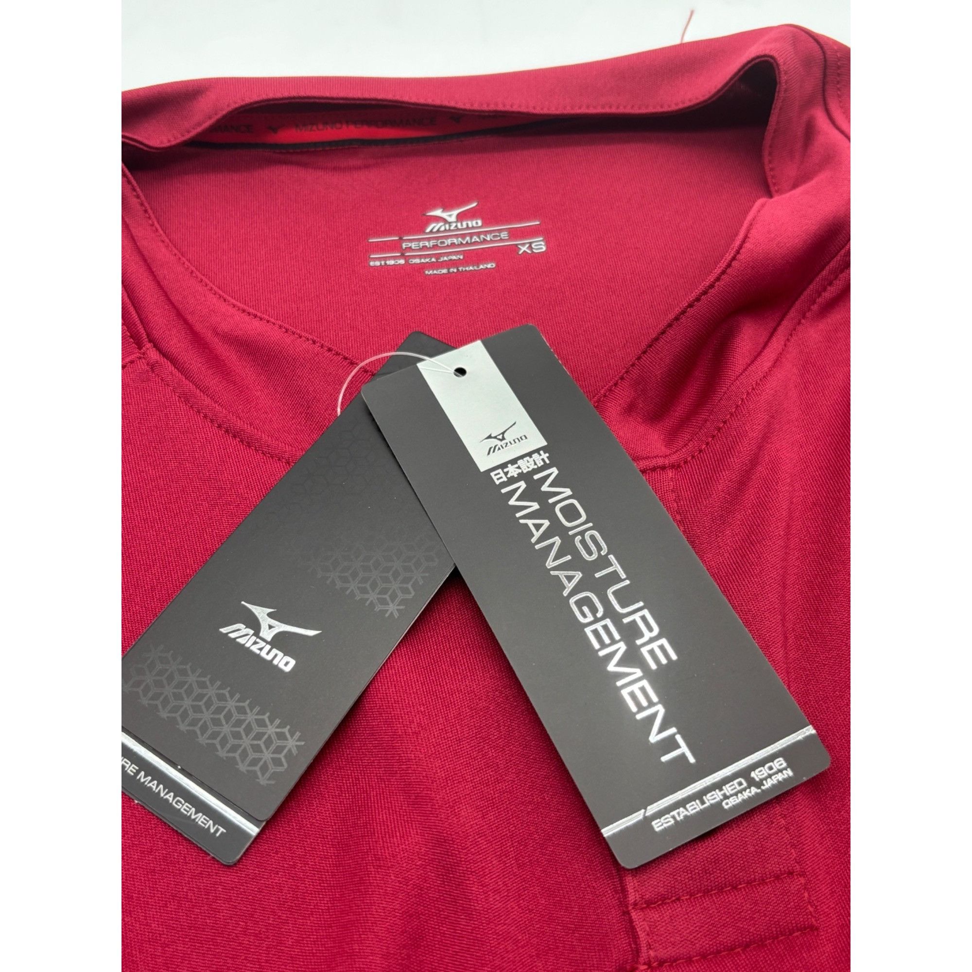 Mizuno Mizuno Men’s Elite 2-Button Baseball Jersey 350527, Cardina Size US XS / EU 42 / 0 - 8 Thumbnail