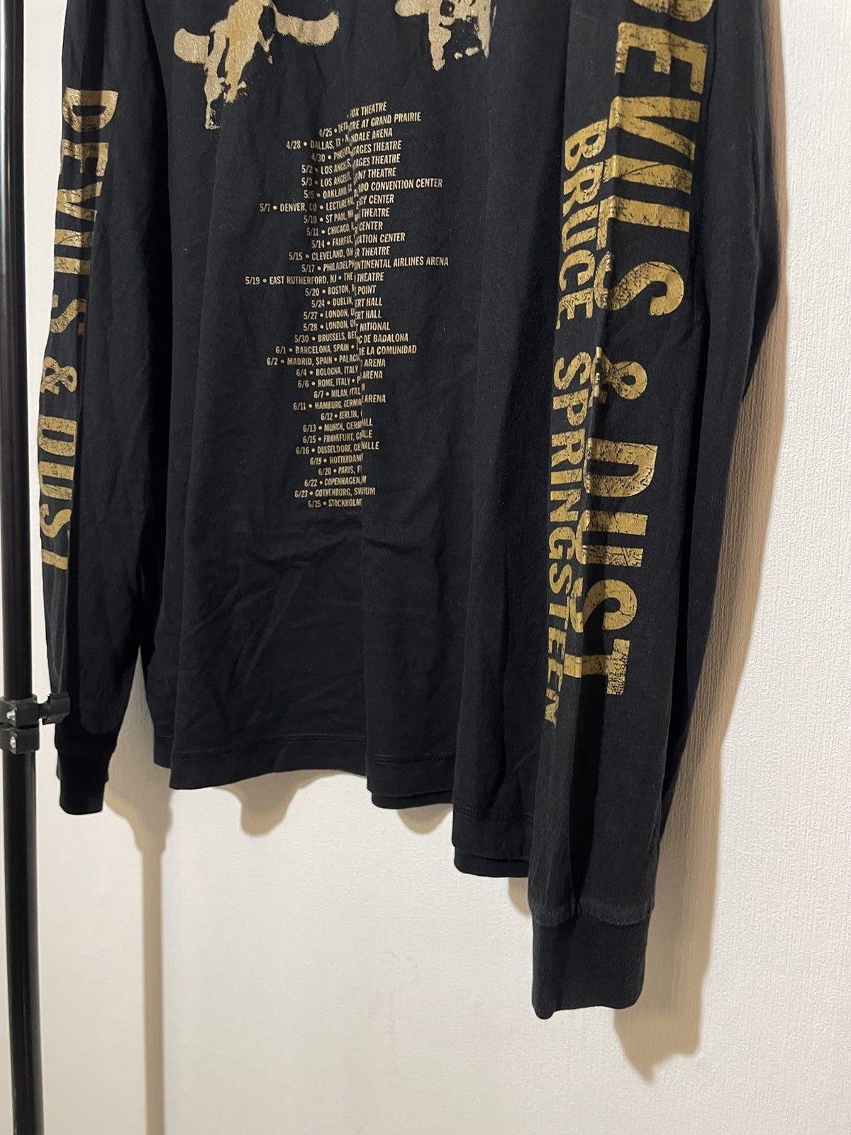 Vintage Vintage 2005 Bruce Springsteen Devils Dust Faded Black Long Size US XL / EU 56 / 4 - 4 Thumbnail