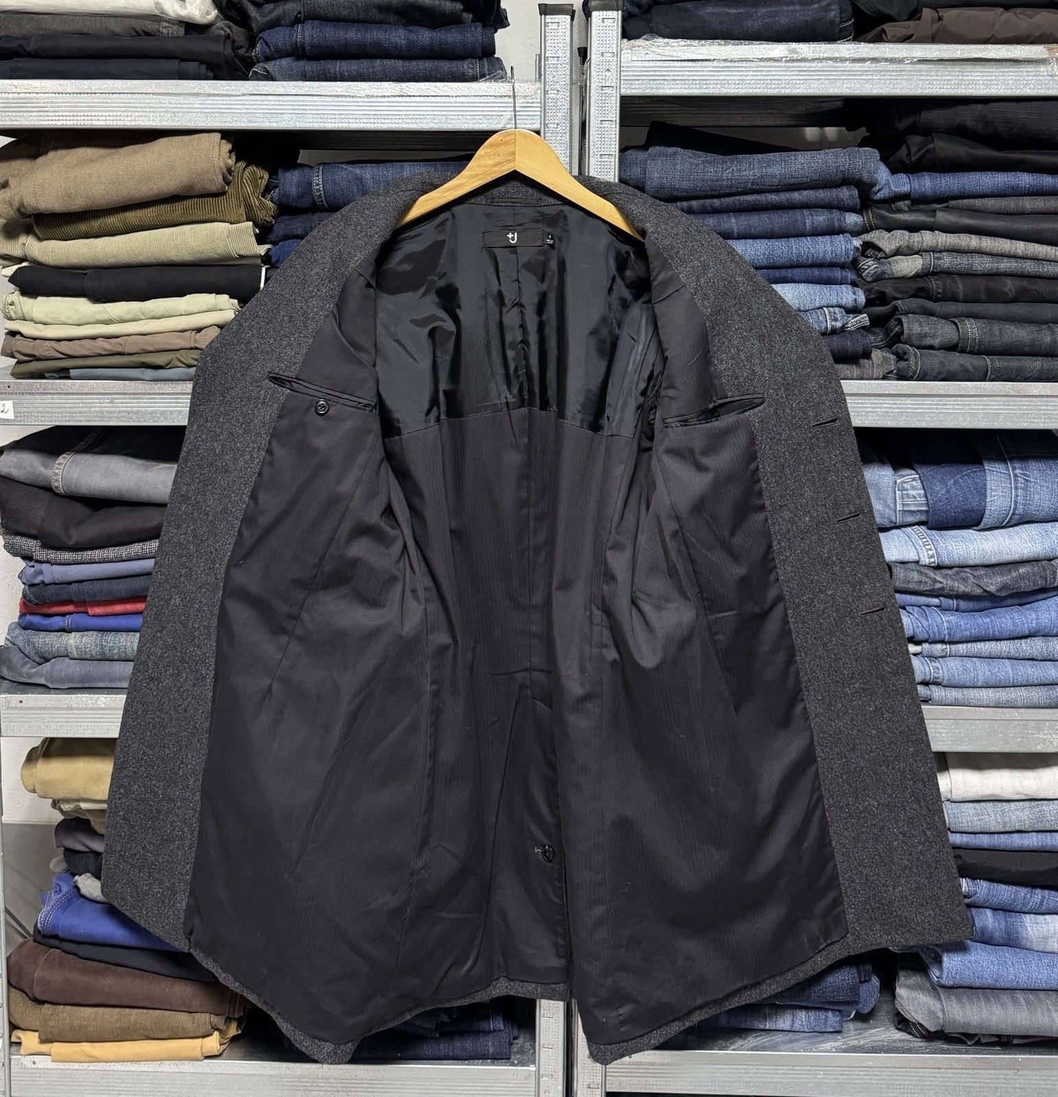 Jil Sander × Uniqlo JIL SANDER J+ x Uniqlo Wool Men’s Gray Coat Size US M / EU 48-50 / 2 - 5 Thumbnail