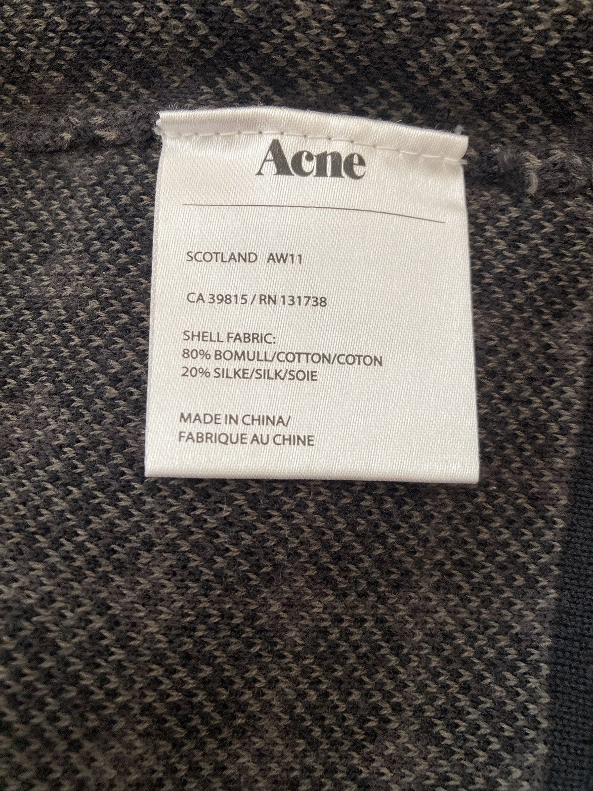Acne Studios Vintage Acne Cotton/Silk Knit Size US M / EU 48-50 / 2 - 6 Thumbnail
