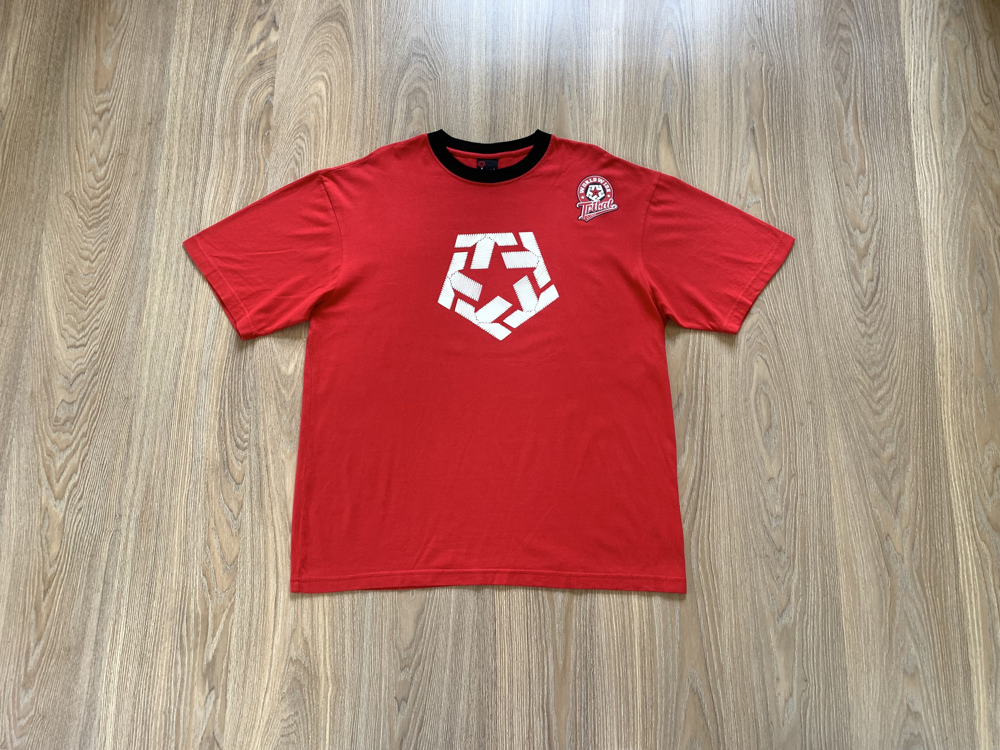 Tribal Streetwear × Vintage Tribal Gear Vintage Printed Logo T-Shirt Size US XXL / EU 58 / 5 - 1 Thumbnail