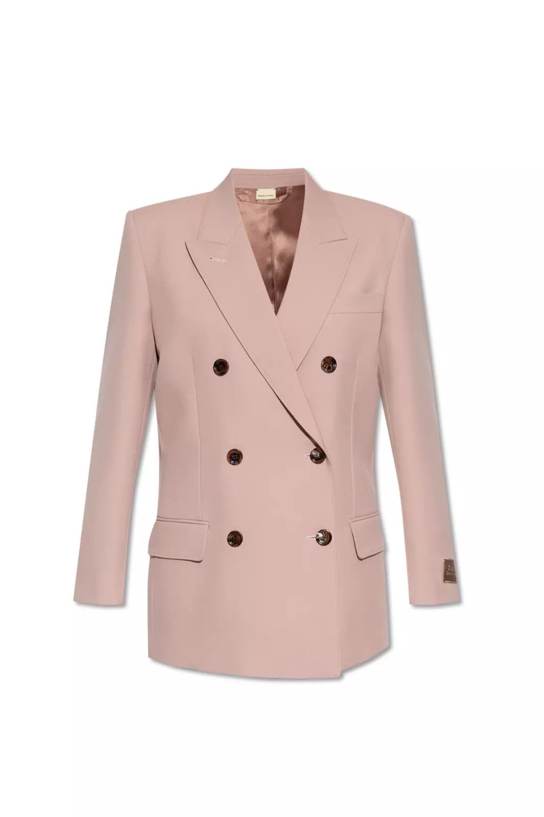 Gucci GUCCI Pink Double Breasted Wool Blazer New Authentic Size S / US 4 / IT 40 - 1 Thumbnail