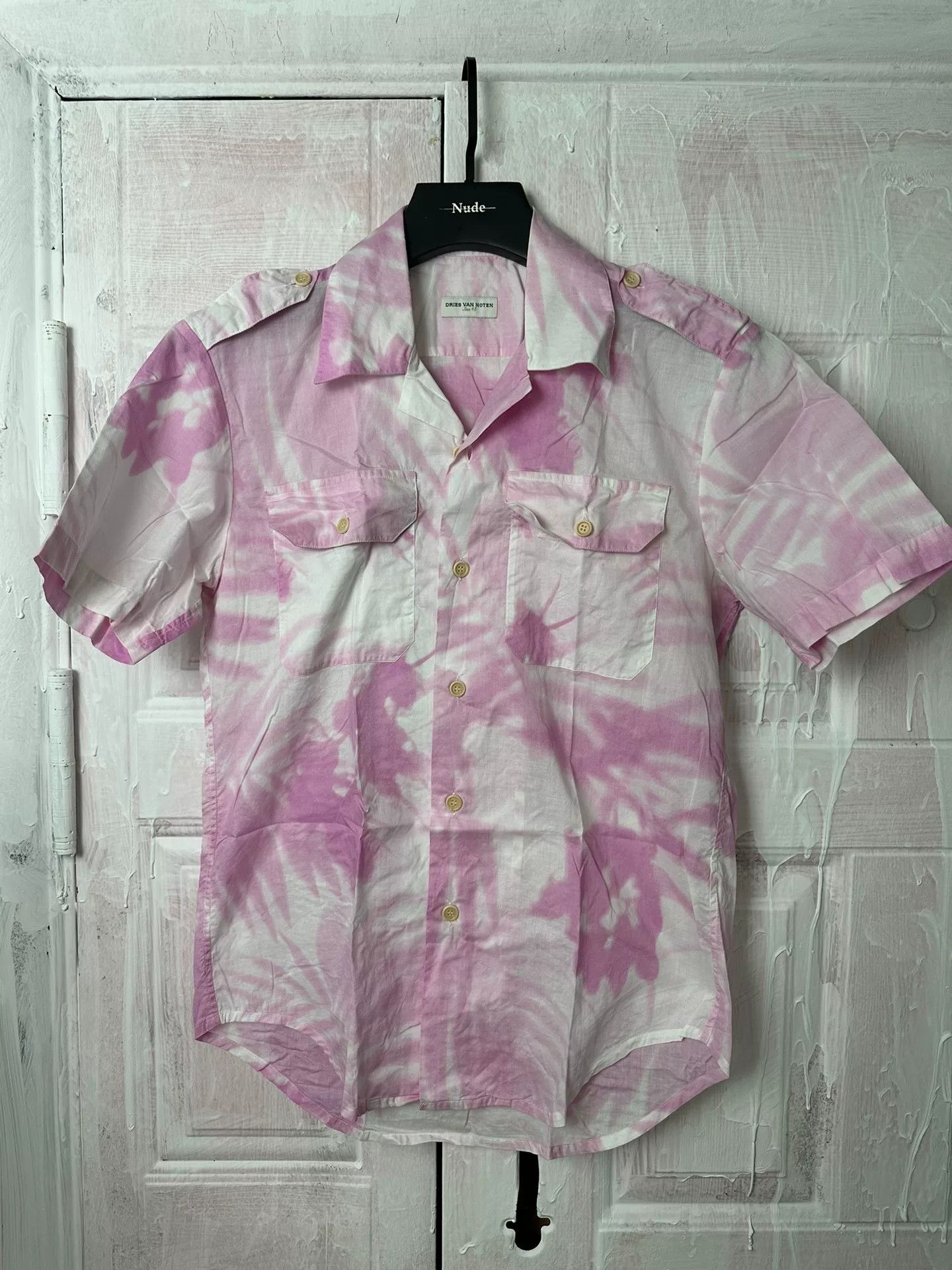 Dries Van Noten Dries Van Noten Tie-Dye Shirt Size US M / EU 48-50 / 2 - 1 Thumbnail