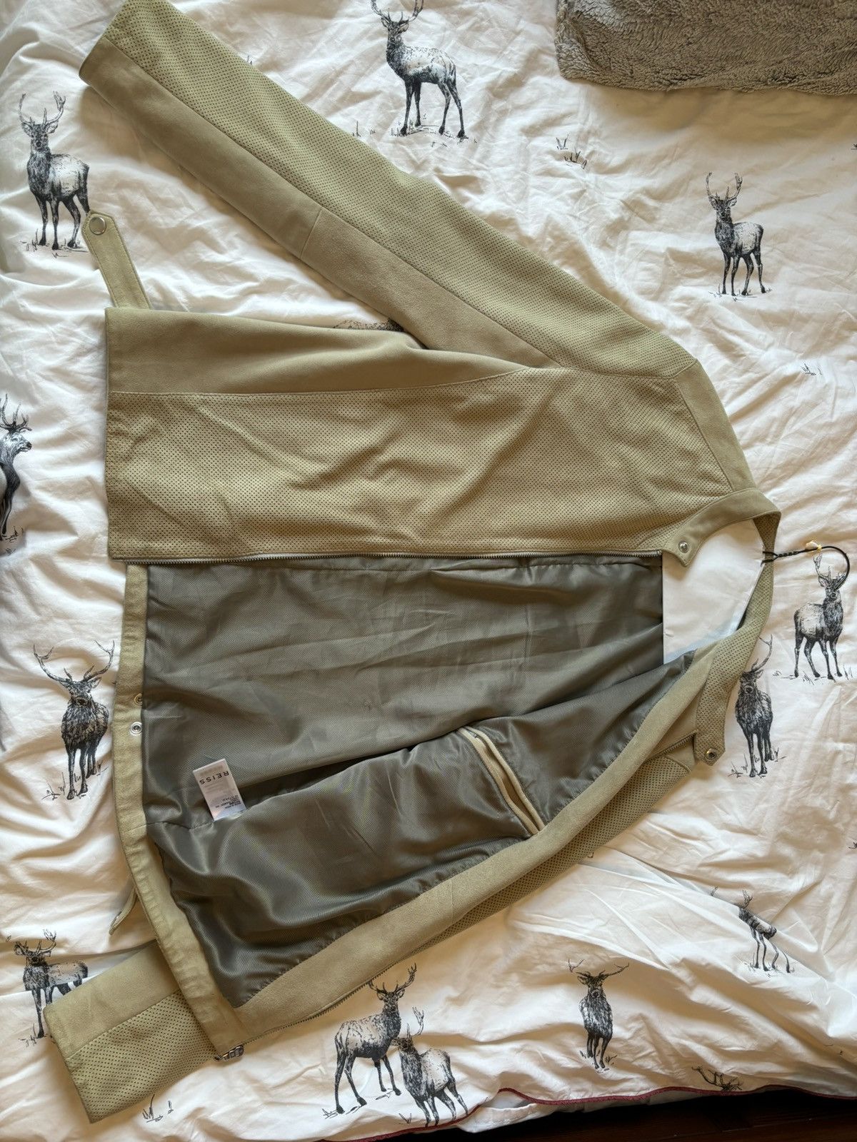 Reiss Reiss Suede Jacket Size US M / EU 48-50 / 2 - 2 Thumbnail