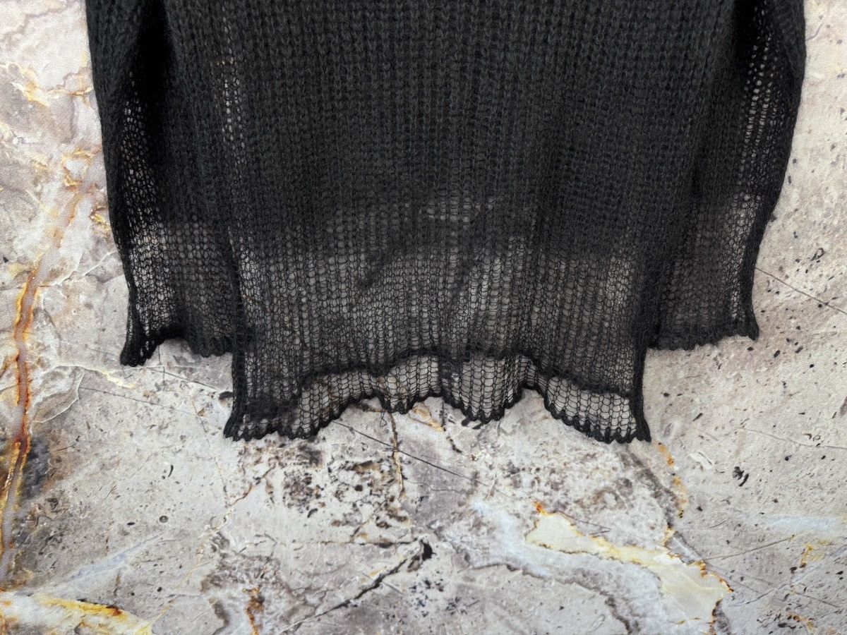 Diesel Black Gold Diesel Dress and Impress Distressed Black Knit Sweater SizeS Size US S / EU 44-46 / 1 - 13 Thumbnail