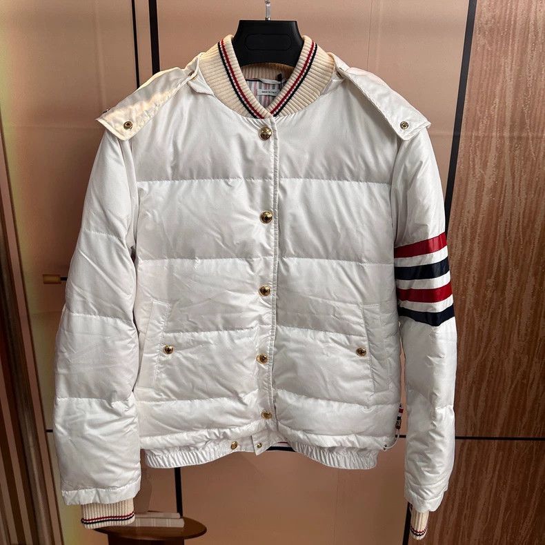 Thom Browne Thom Browne A down jacket with a fur hat Size S / US 4 / IT 40 - 1 Thumbnail