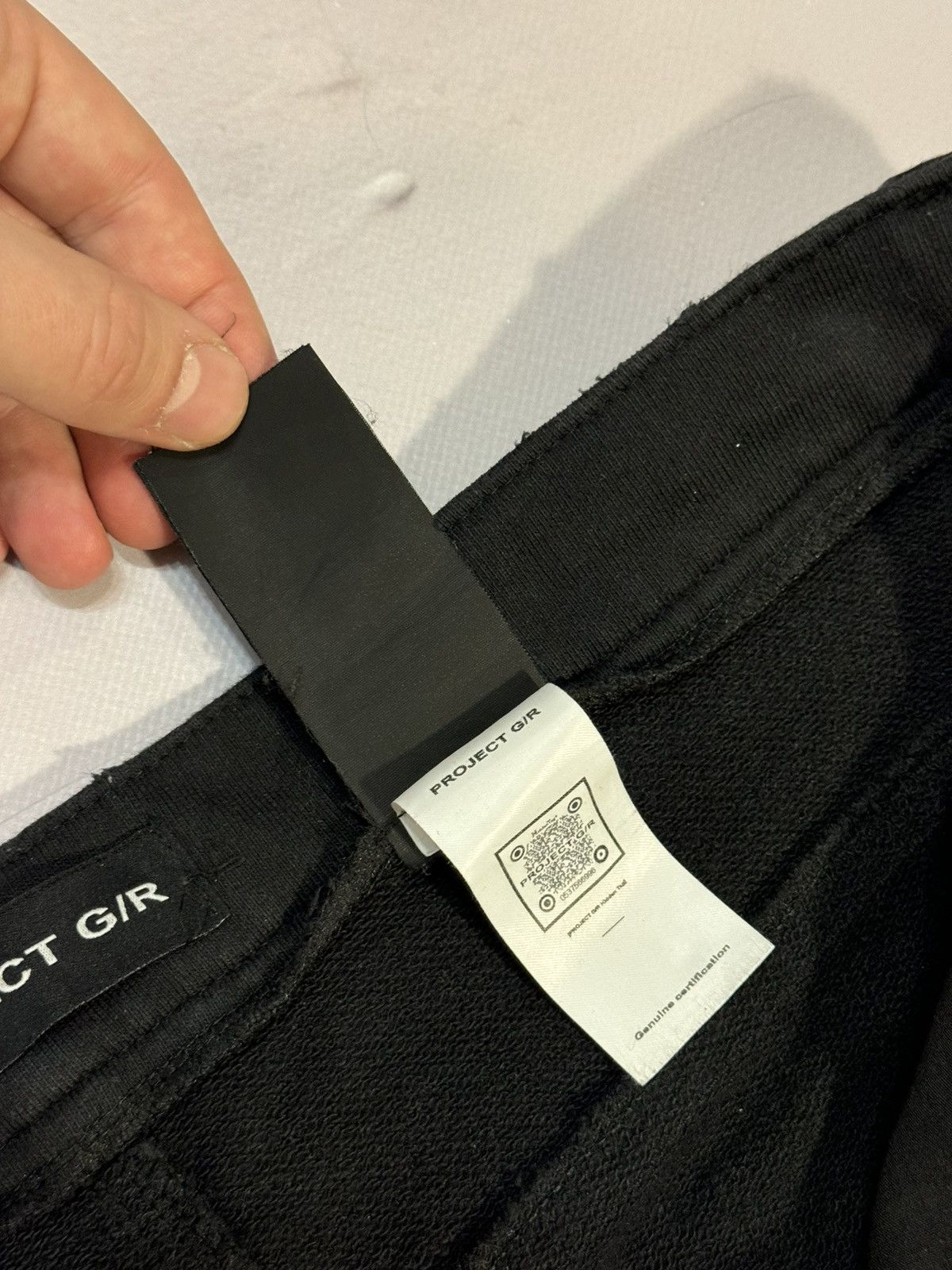 PROJECT G/R Project G/R Dirty Effect Baggy Sweatpants(Black/2) Size US 32 / EU 48 - 12 Thumbnail