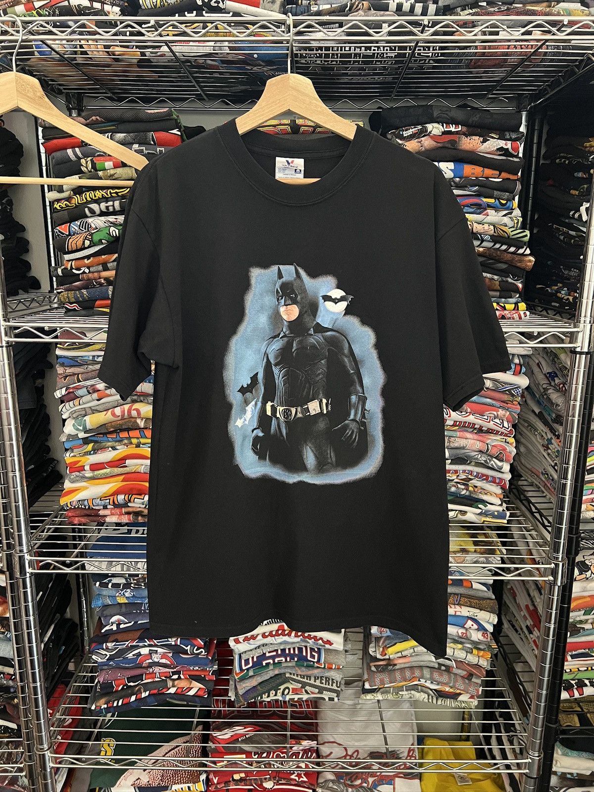 DC Comics 2005 Batman Begins Promo Movie Mexican Bootleg Tee Size US L / EU 52-54 / 3 - 1 Thumbnail