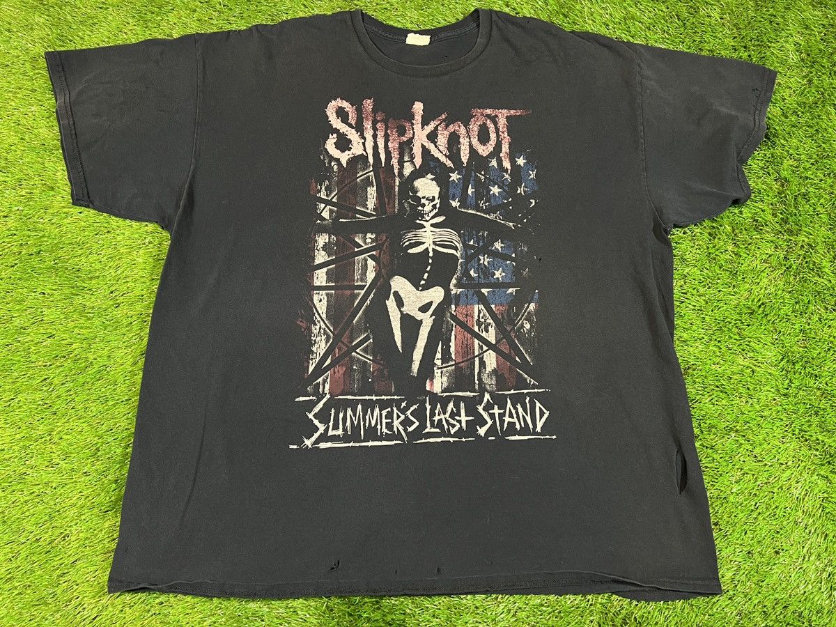 Band Tees SLIPKNOT - Summer's Last Stand - 2015 Tour- 2-Sided Concert Size US XXL / EU 58 / 5 - 1 Thumbnail