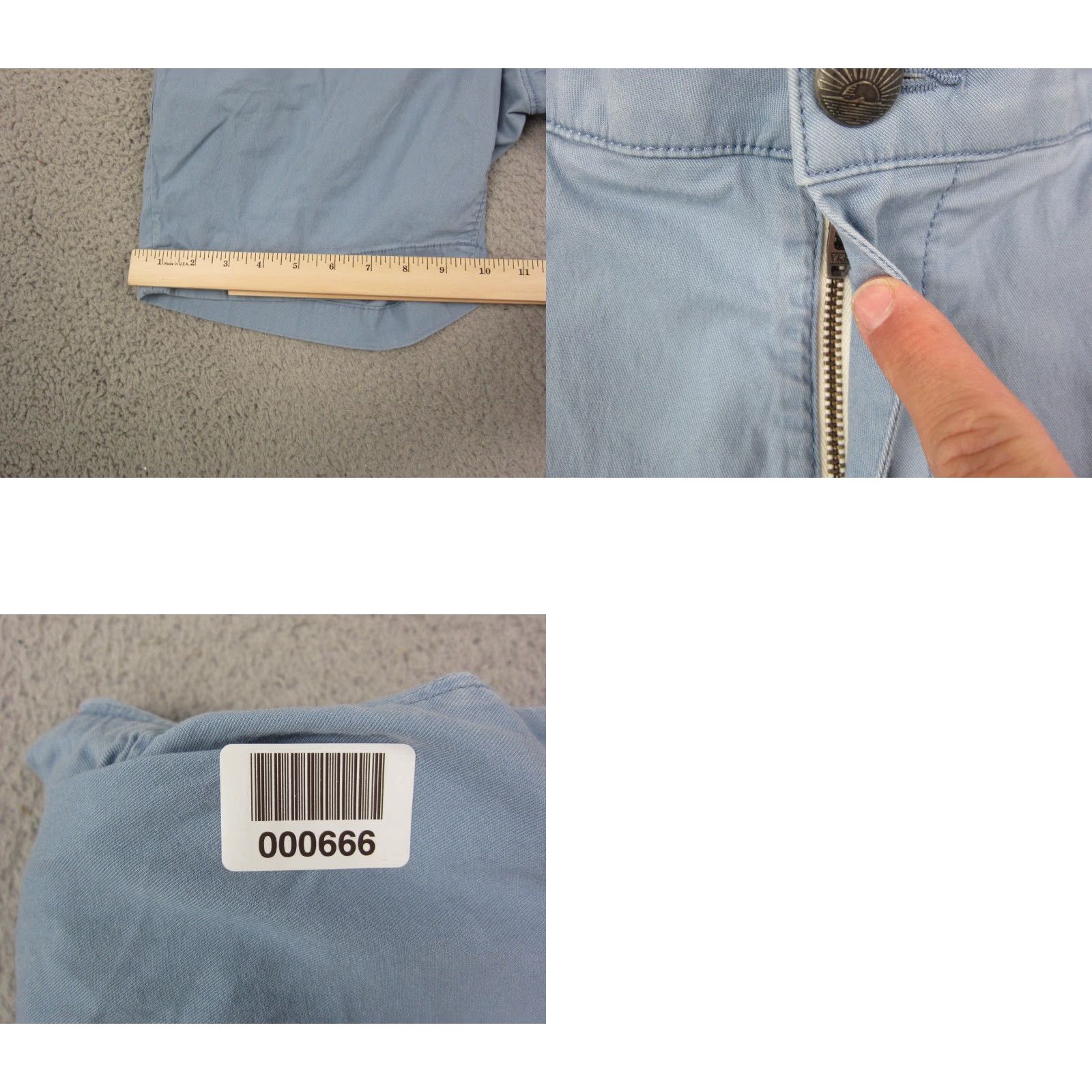 Faherty Faherty Shorts Adult 35 Blue Canvas Performance Chino Mens/Men Outdoor Size US 35 - 9 Thumbnail