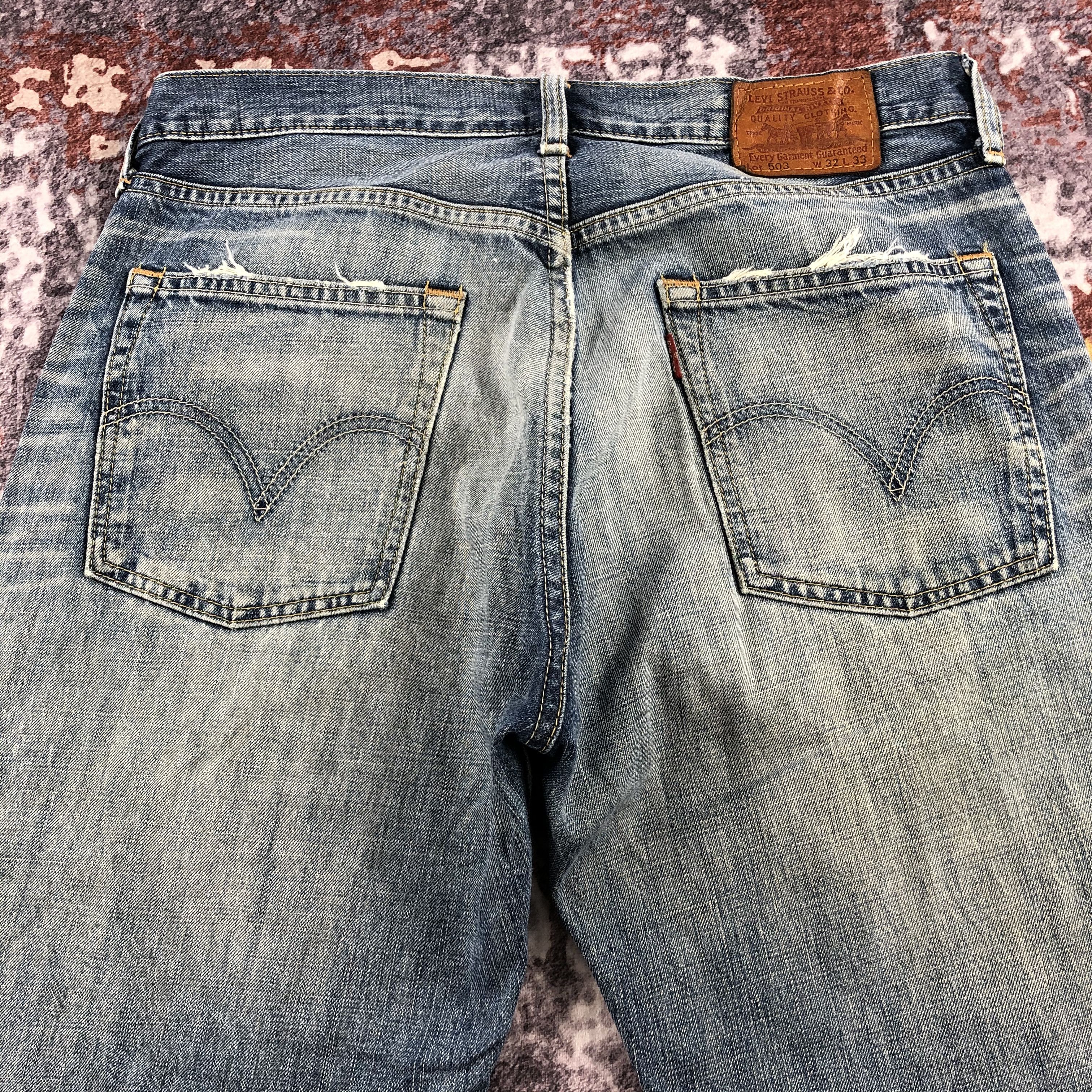 Levi's × Vintage Vintage 90s Levis 503 Earth Tone Jeans-JM2257 Size US 33 - 5 Thumbnail