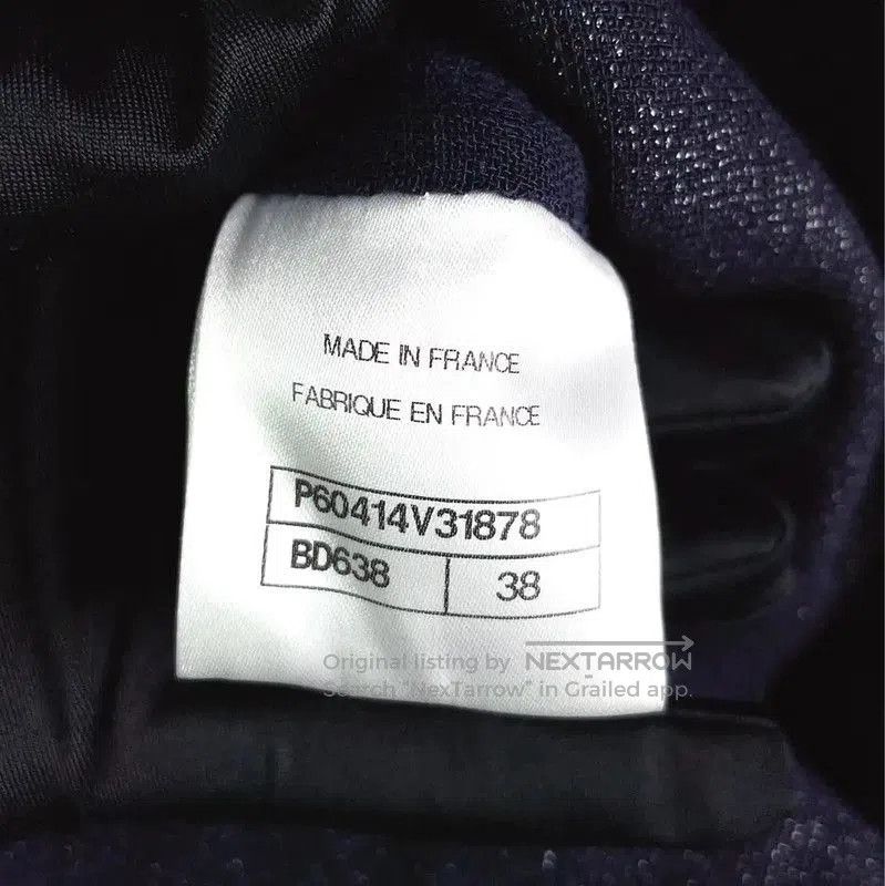 Chanel Chanel Wool Blend Long Sleeve Dress in Navy . Size S / US 4 / IT 40 - 8 Thumbnail