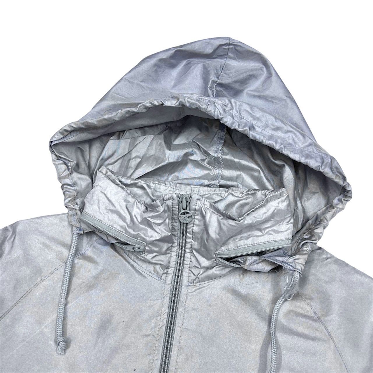 Asics Vintage 90s Asics Hooded Windbreaker Jacket Size US M / EU 48-50 / 2 - 3 Thumbnail