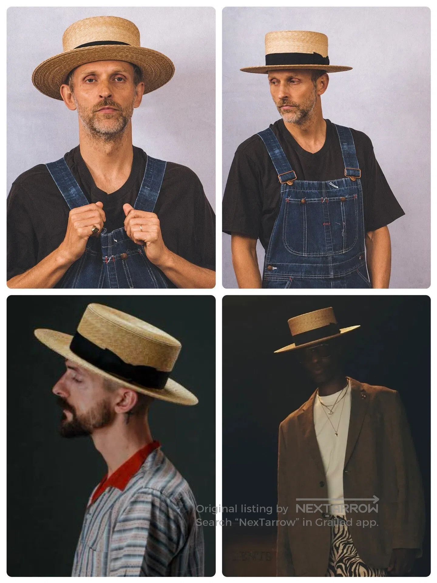 THE H.W.DOG&CO. h.w dog&co Boater Hat. Size ONE SIZE - 8 Thumbnail