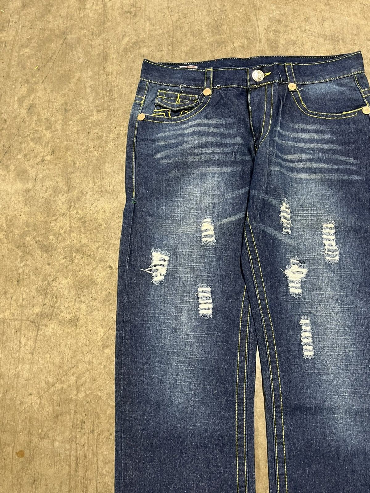 True Religion × Vintage True religion Billy super T vintage baggy fit denim rare Size US 36 / EU 52 - 10 Thumbnail