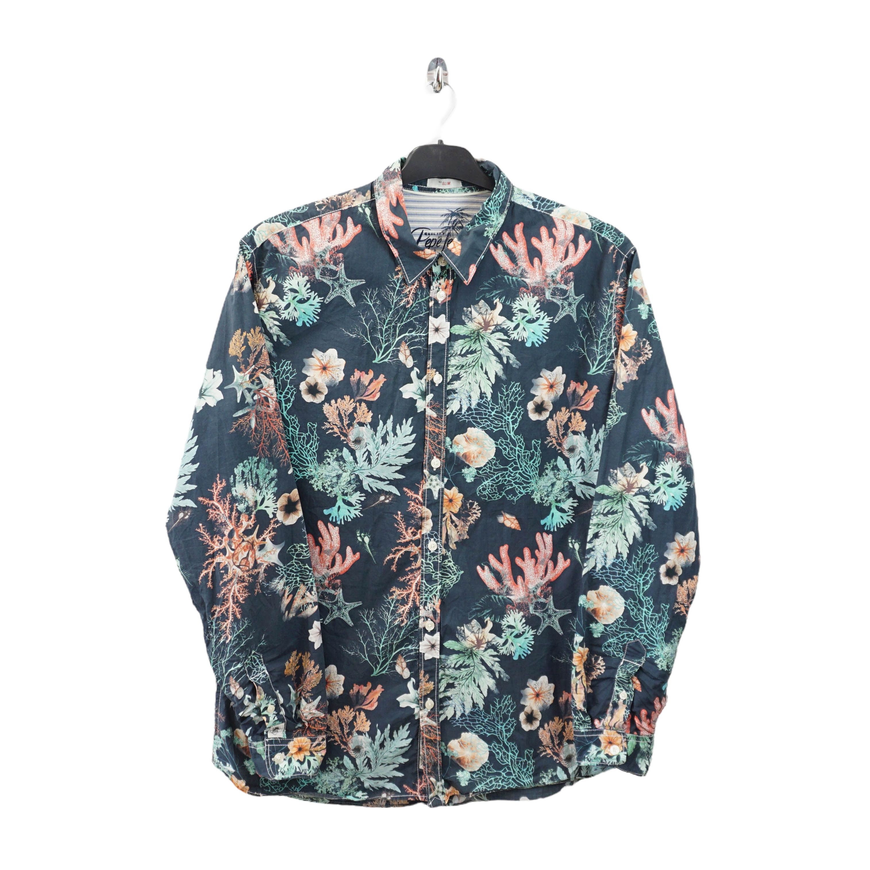 Pepe Jeans Archive Floral L/S Shirt Size US XL / EU 56 / 4 - 1 Thumbnail