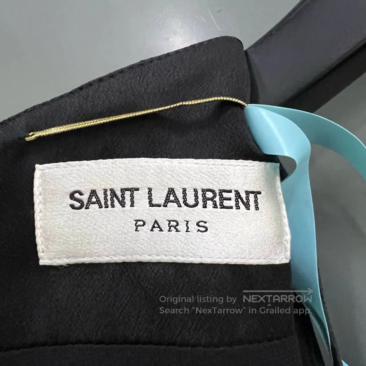 Saint Laurent Paris Saint Laurent SLP Black V-neck Bodysuit. Size 33" - 4 Thumbnail