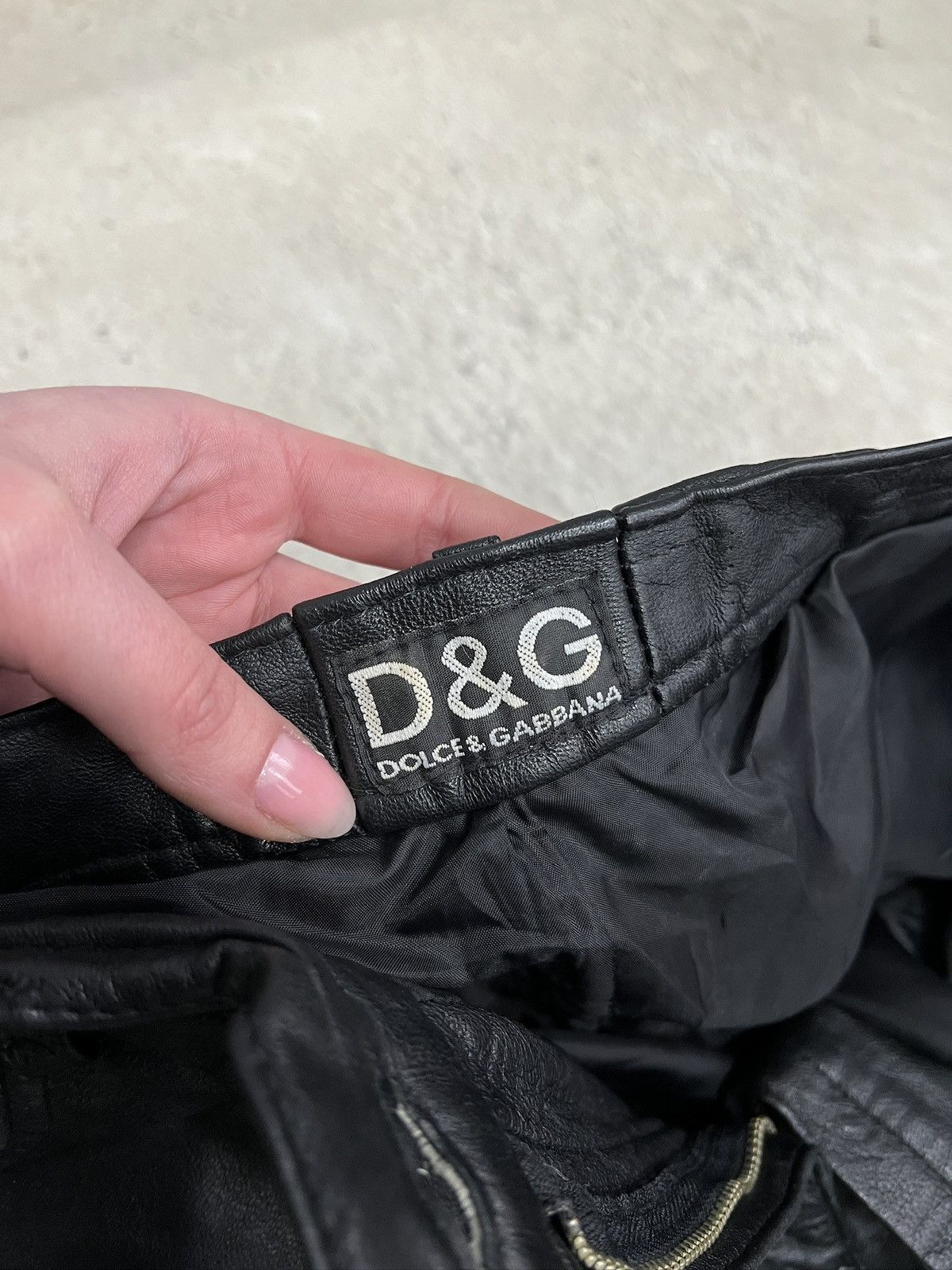 Dolce & Gabbana Dolce Gabbana archive leather pants avant garde y2k Size US 32 / EU 48 - 4 Thumbnail