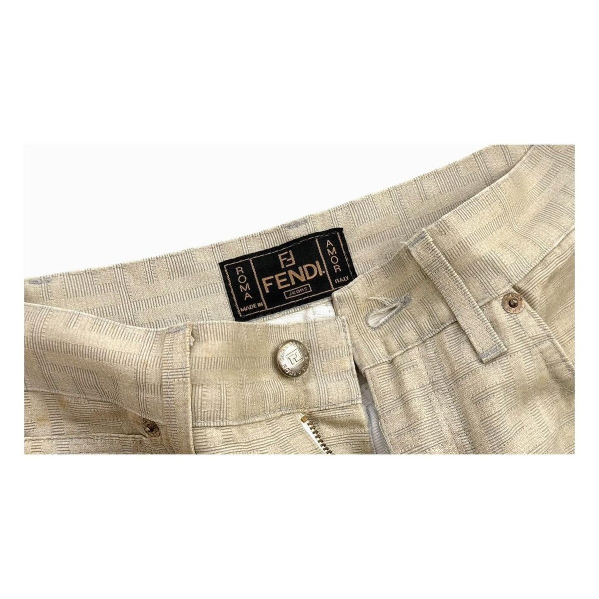 Fendi Fendi Monogran FF Pants Size 26" / US 2 / IT 38 - 3 Thumbnail