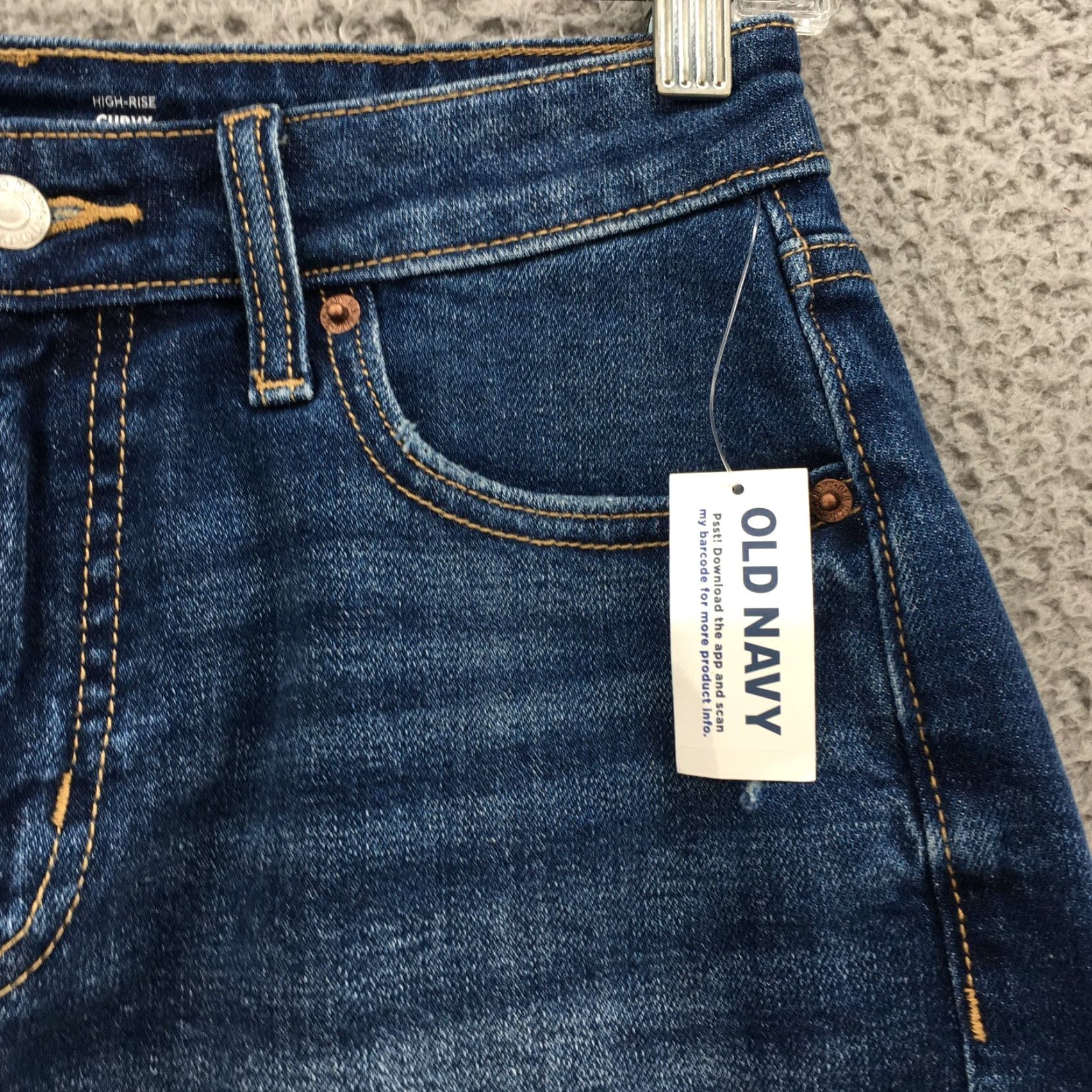 Old Navy Old Navy Shorts Womens 2 Blue Denim Cotton Blend Zip NEW Cut-Off Shorts, 28in Waist 3.5in Inseam Size 26" / US 2 / IT 38 - 5 Thumbnail