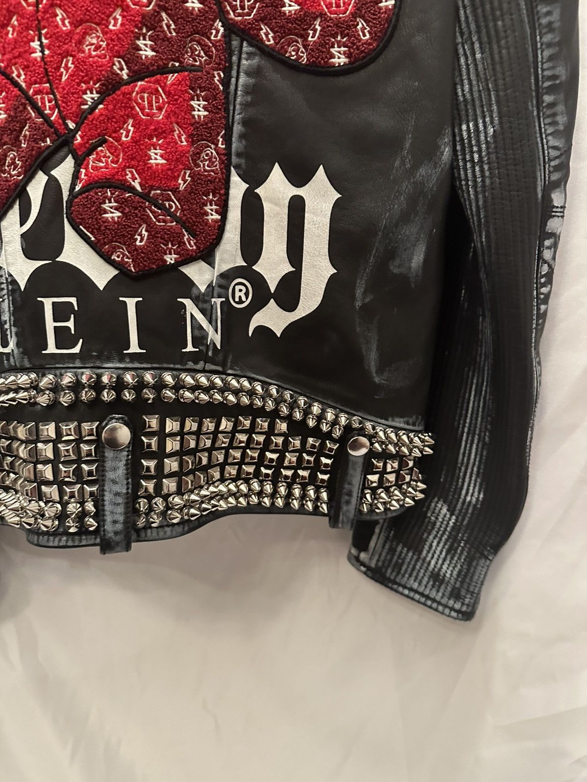 Philipp Plein Phillipp Plein Teddy Bear Leather Jacket Size US XL / EU 56 / 4 - 12 Thumbnail