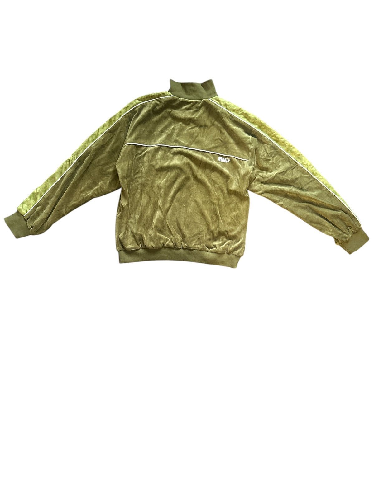 Clints Clint’s inc, green velour zip-up jacket Size US XL / EU 56 / 4 - 1 Thumbnail