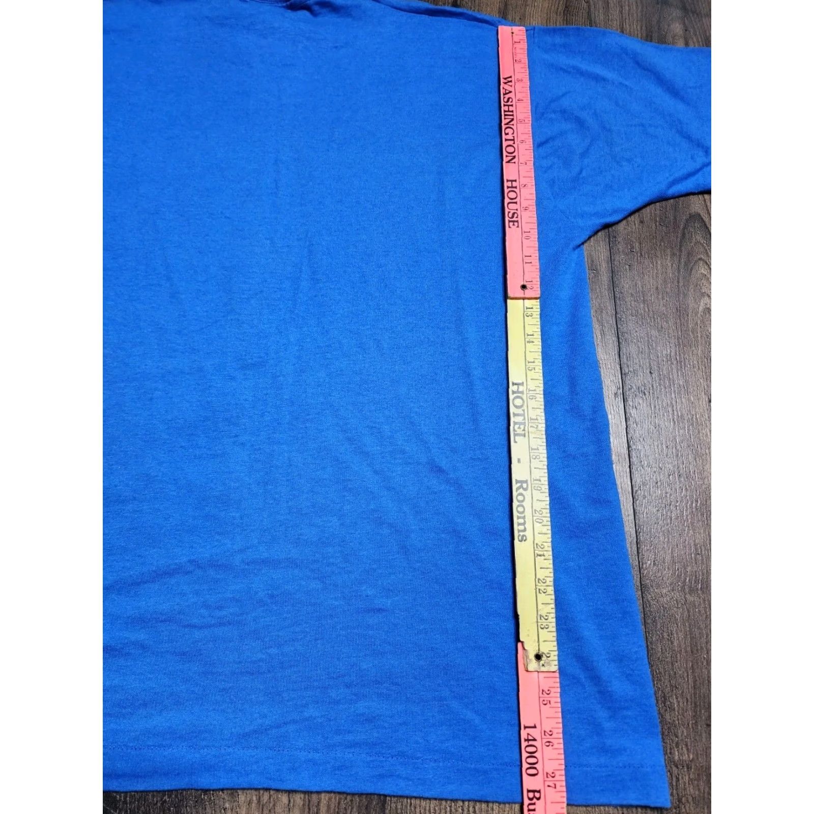 Fruit Of The Loom Vintage Fruit of the Loom Men's XL T-Shirt 80s Solid Blue Scarboro Family Reunion Graphic Crew Neck Size US XL / EU 56 / 4 - 5 Thumbnail