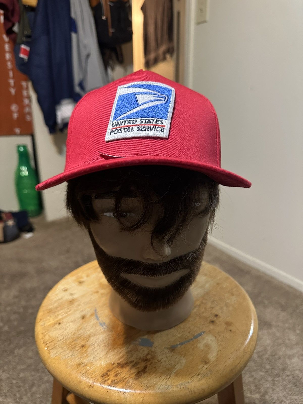 Anti Social Social Club Vintage USPS Mailman “triple red” hat 00s Size ONE SIZE - 1 Thumbnail