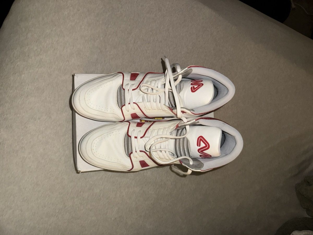 Louis Vuitton LV trainer mid red size LV13 Size US 13 / EU 46 - 5 Thumbnail