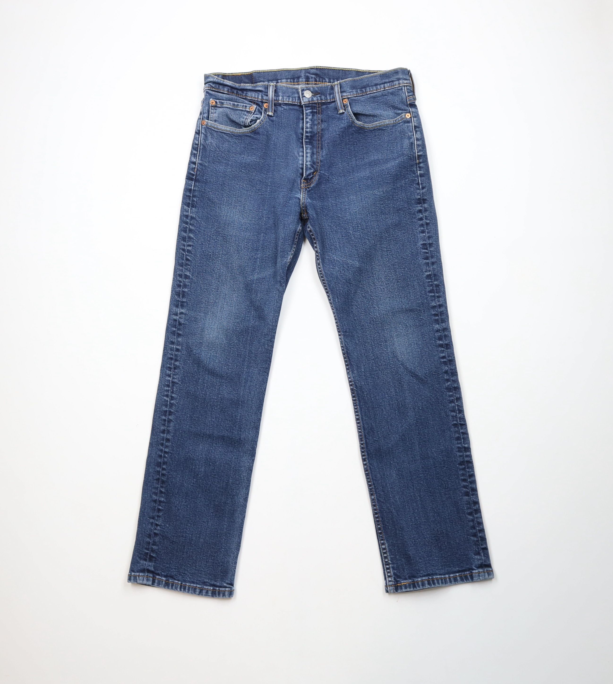 Levi's × Vintage Vintage Y2K Levis 514 Stretch Straight Leg Denim Jeans Blue Size US 36 / EU 52 - 1 Thumbnail