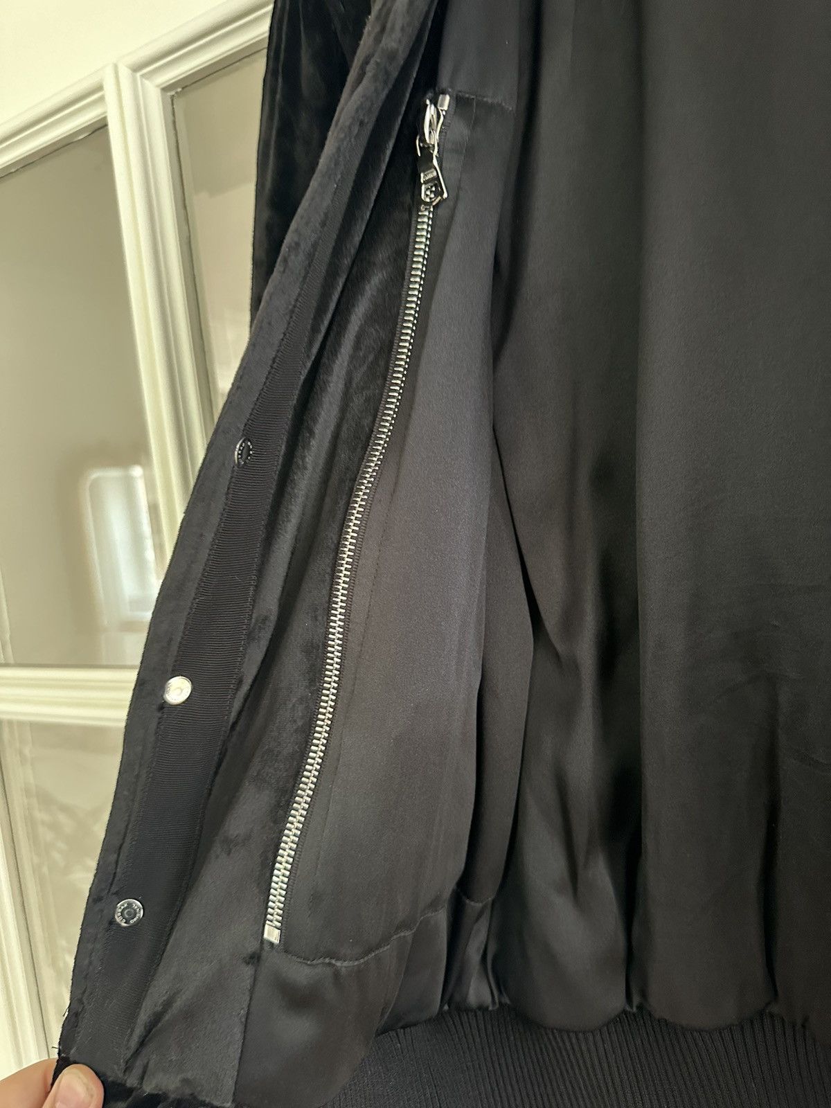 Amiri Amiri Black Velvet Bomber 46 Size US S / EU 44-46 / 1 - 8 Thumbnail
