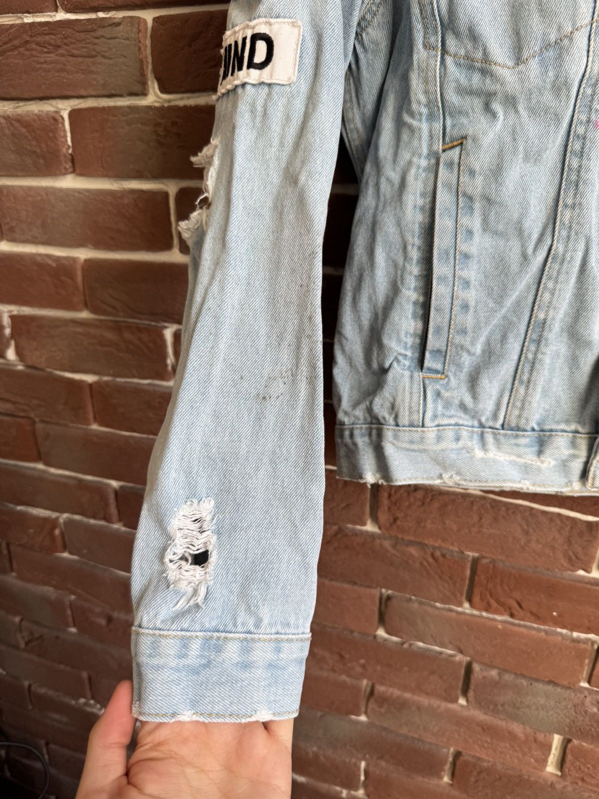 Misbhv Misbhv Denim Jacket Where Is My Mind Distressed Small Size US S / EU 44-46 / 1 - 3 Thumbnail