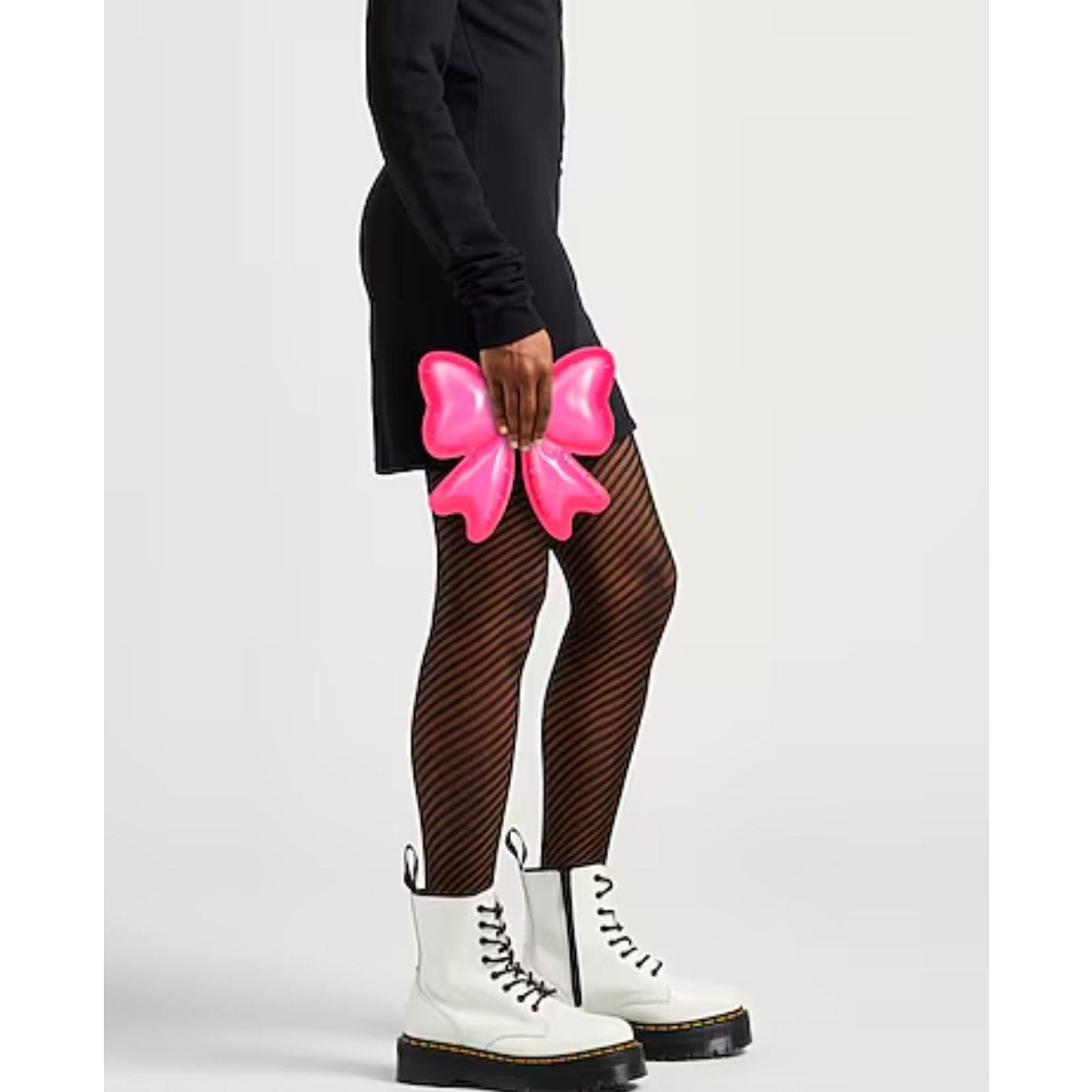 Moschino SS23 Moschino Couture Jeremy Scott Ribbon Patent Leather Bag Size ONE SIZE - 5 Thumbnail