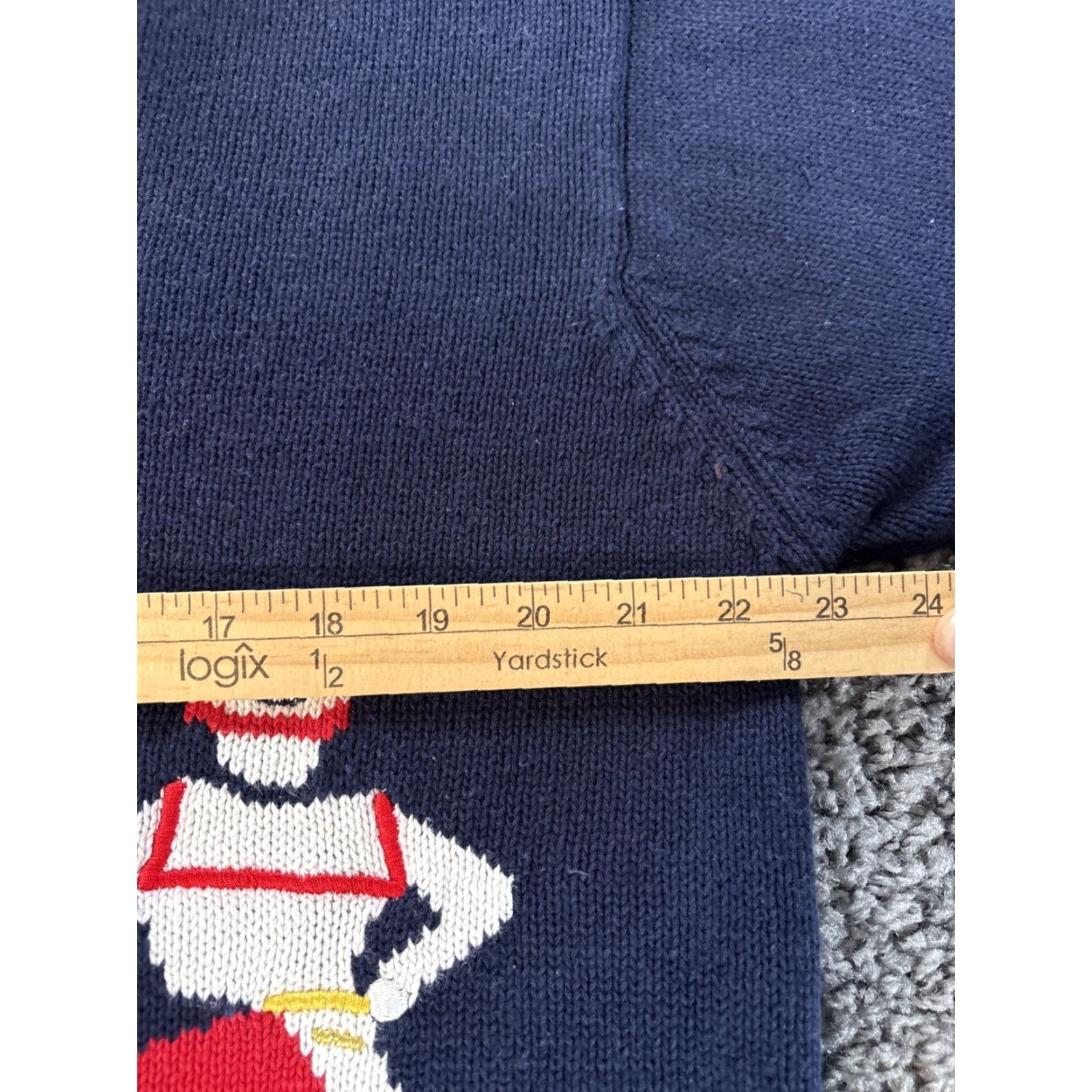 Vintage VINTAGE 90s Bechamel Traffic Control L L T-Shirt Blue Knit Cotton Embroidered Short Sleeve Round Neck Men Mens Size US L / EU 52-54 / 3 - 3 Thumbnail
