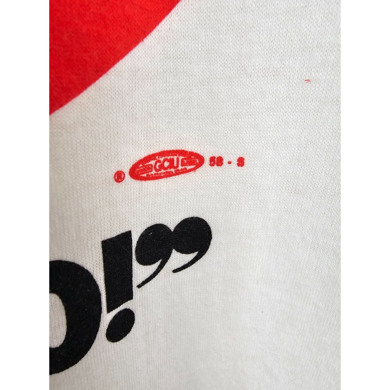 Vintage VINTAGE JUST SAYS NO TO BOB SLOGAN GRAPHIC SINGLE STITCH T-SHIRT SZ L Men T-Shirt White Cotton Logo 80's Retro 27" Back 22" Chest 27" Top to Bottom Size US L / EU 52-54 / 3 - 3 Thumbnail