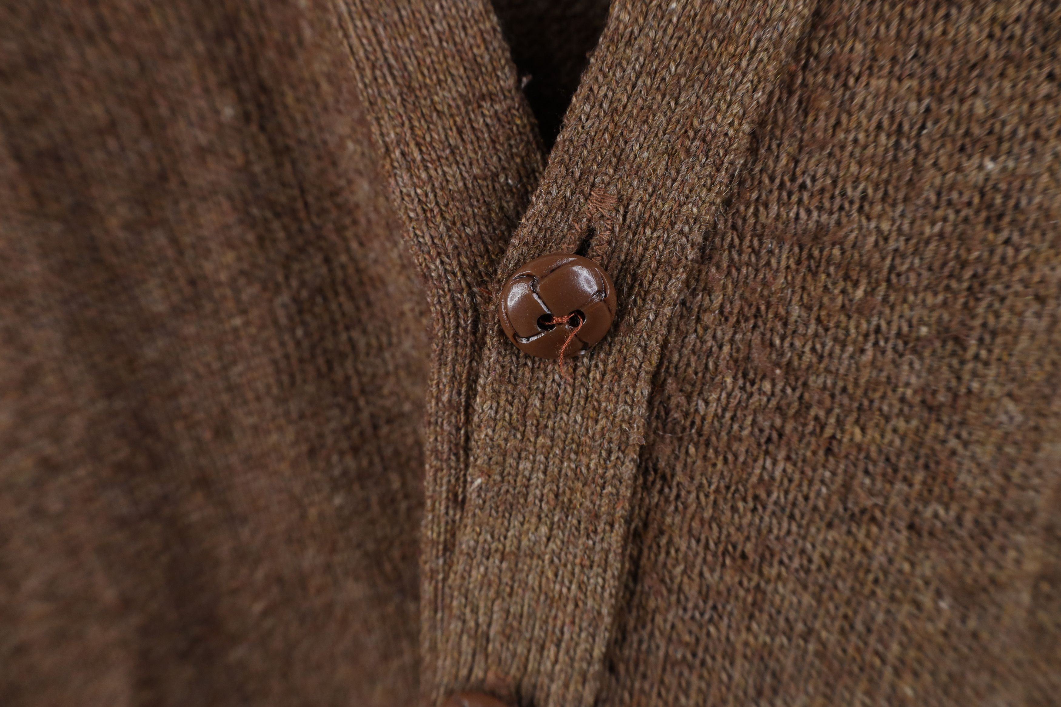 Vintage Vintage 50s 60s Streetwear Shetland Knit Cardigan Sweater Size US L / EU 52-54 / 3 - 4 Thumbnail