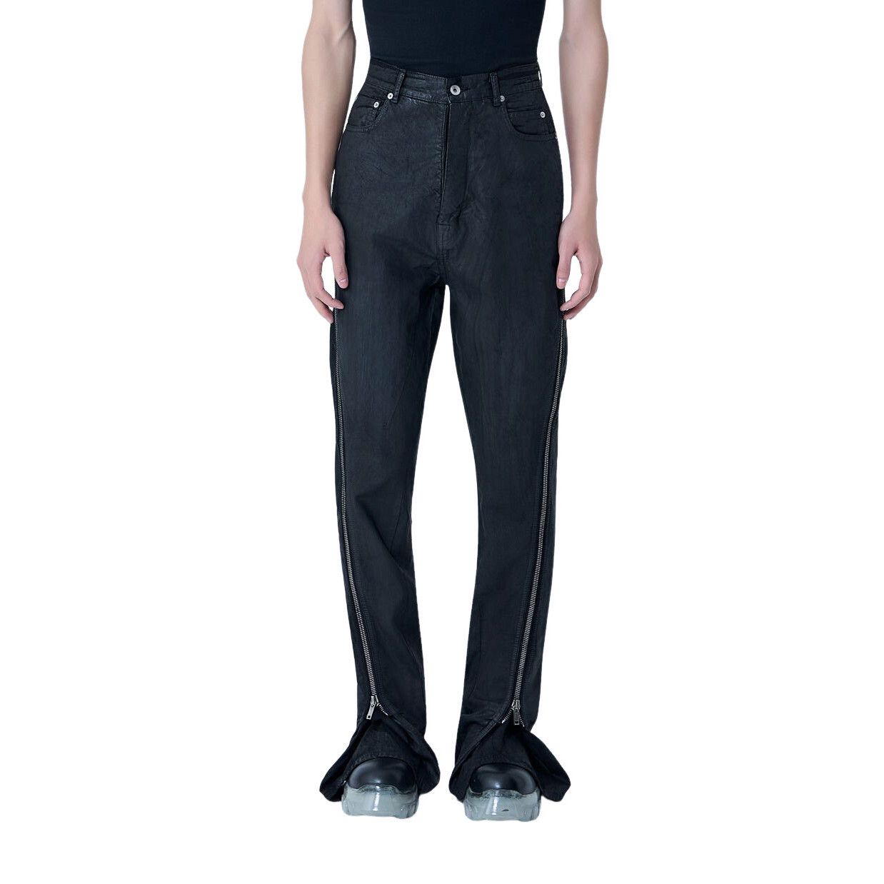 Rick Owens [NEW] FW24 Porterville Bolan Banana Brown Wax Denim 