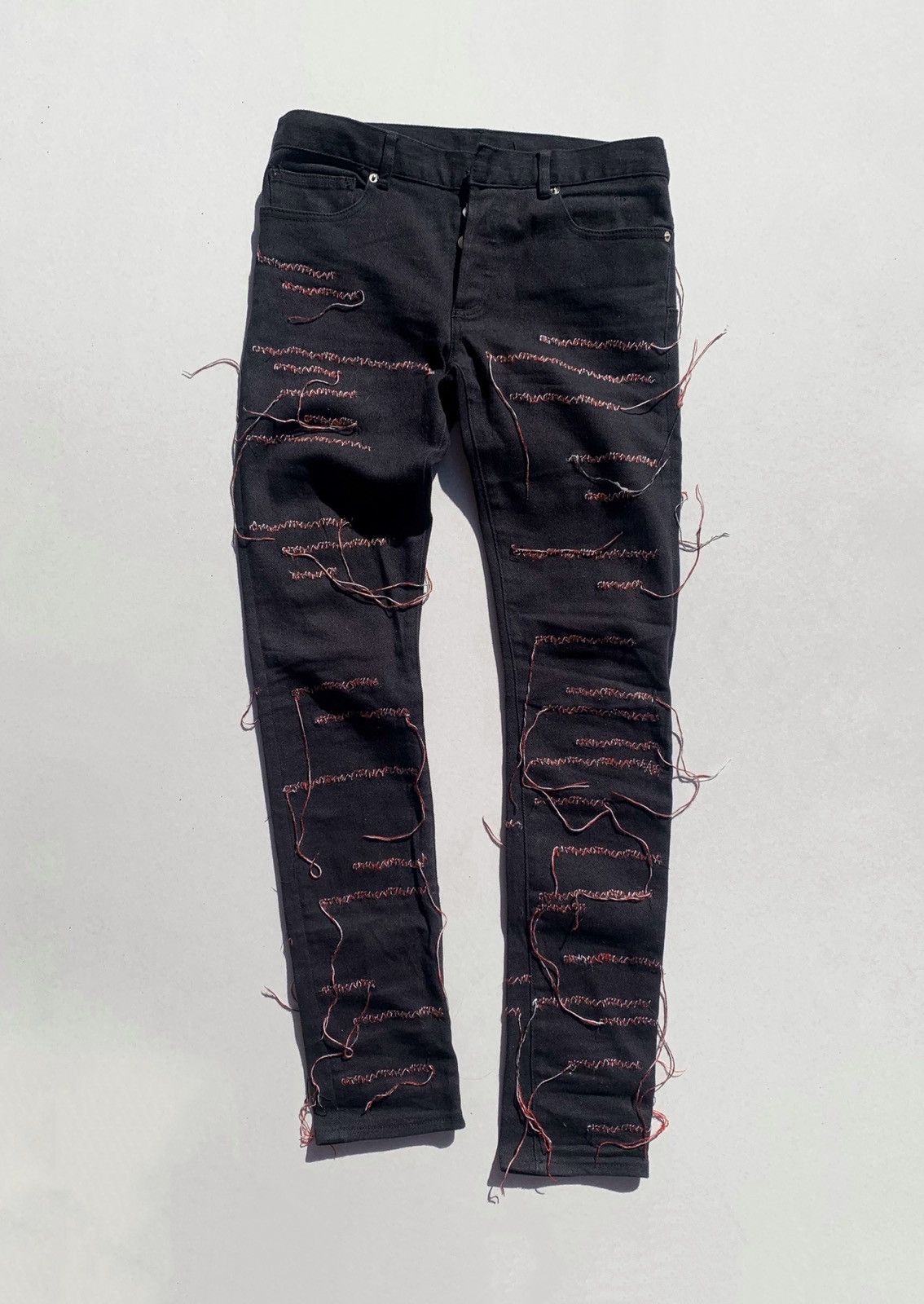 Dior DIOR HOMME FW16 PUNK THREAD DENIM | Grailed