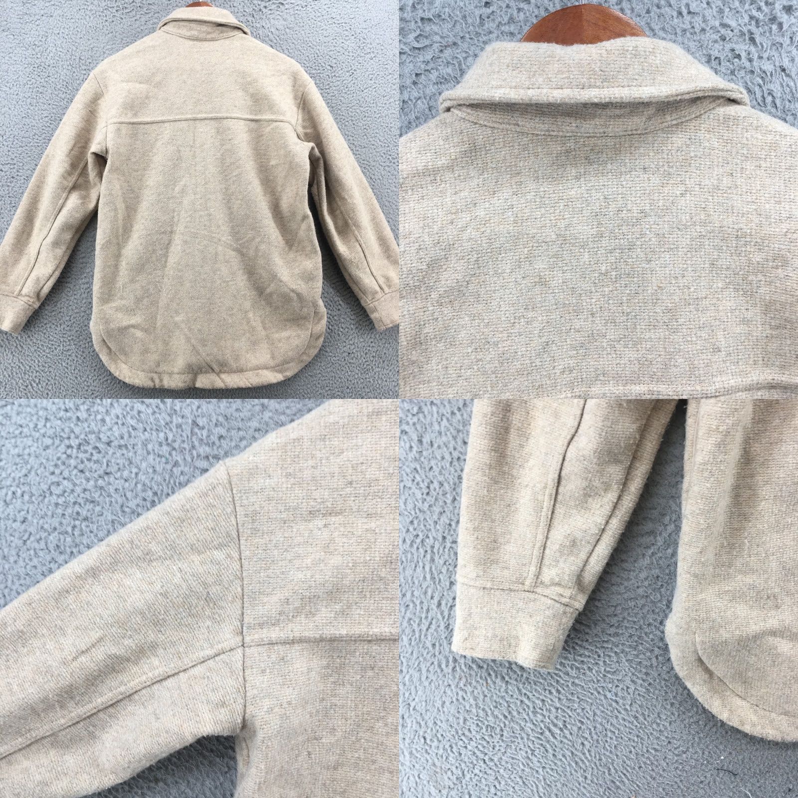 Banana Republic Banana Republic Button Up Jacket Womens XS Beige Long Sleeve Pockets Collared Size XS / US 0-2 / IT 36-38 - 9 Thumbnail